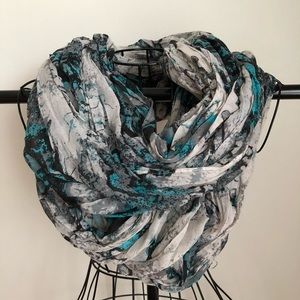 Large multi colors infinity scarf